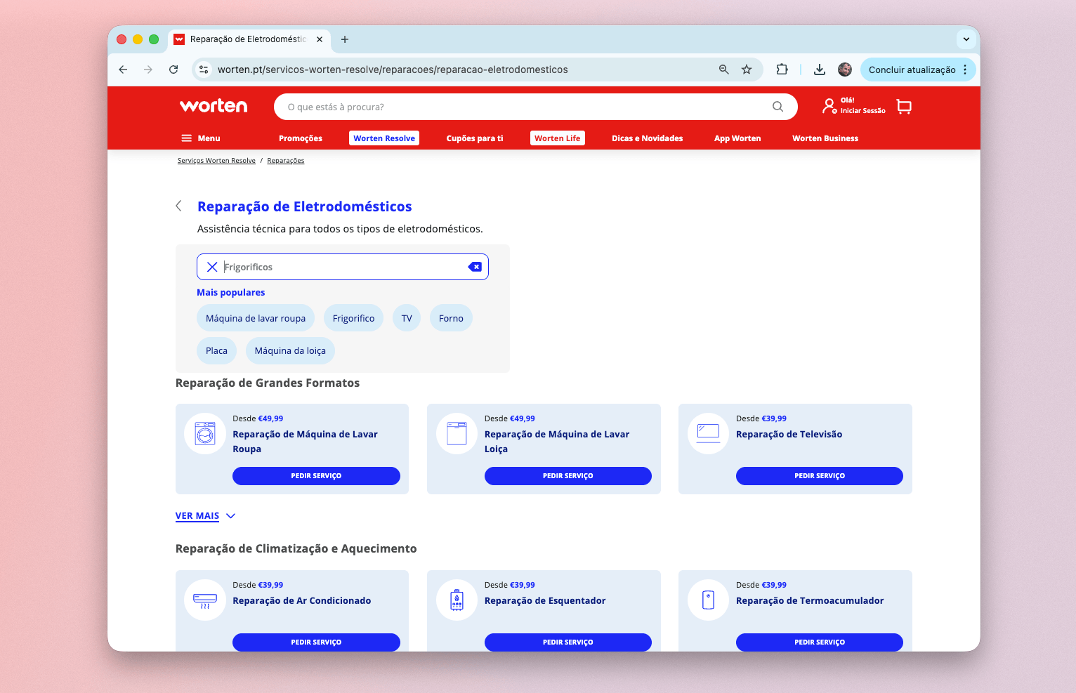 Simplifying appliance repair journeys